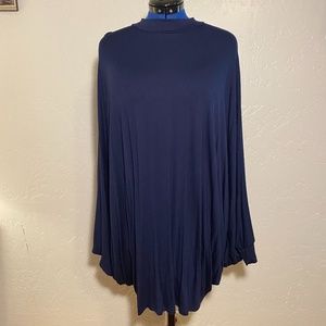 NWOT- Acting Pro poncho style blouse, size 2X.